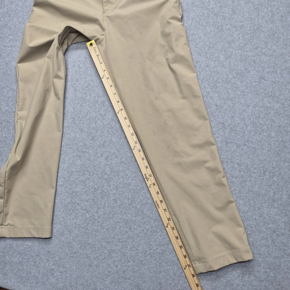 Lululemon ABC Slim Fit Trouser 28 Pants Mens Beige Khaki Warpstreme Minimalist